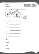 Grade 4 English Worksheet: Noun plurals